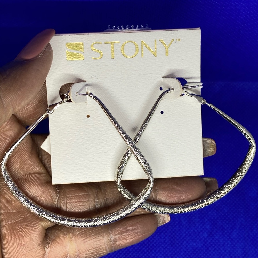 Stony Hoop Earrings